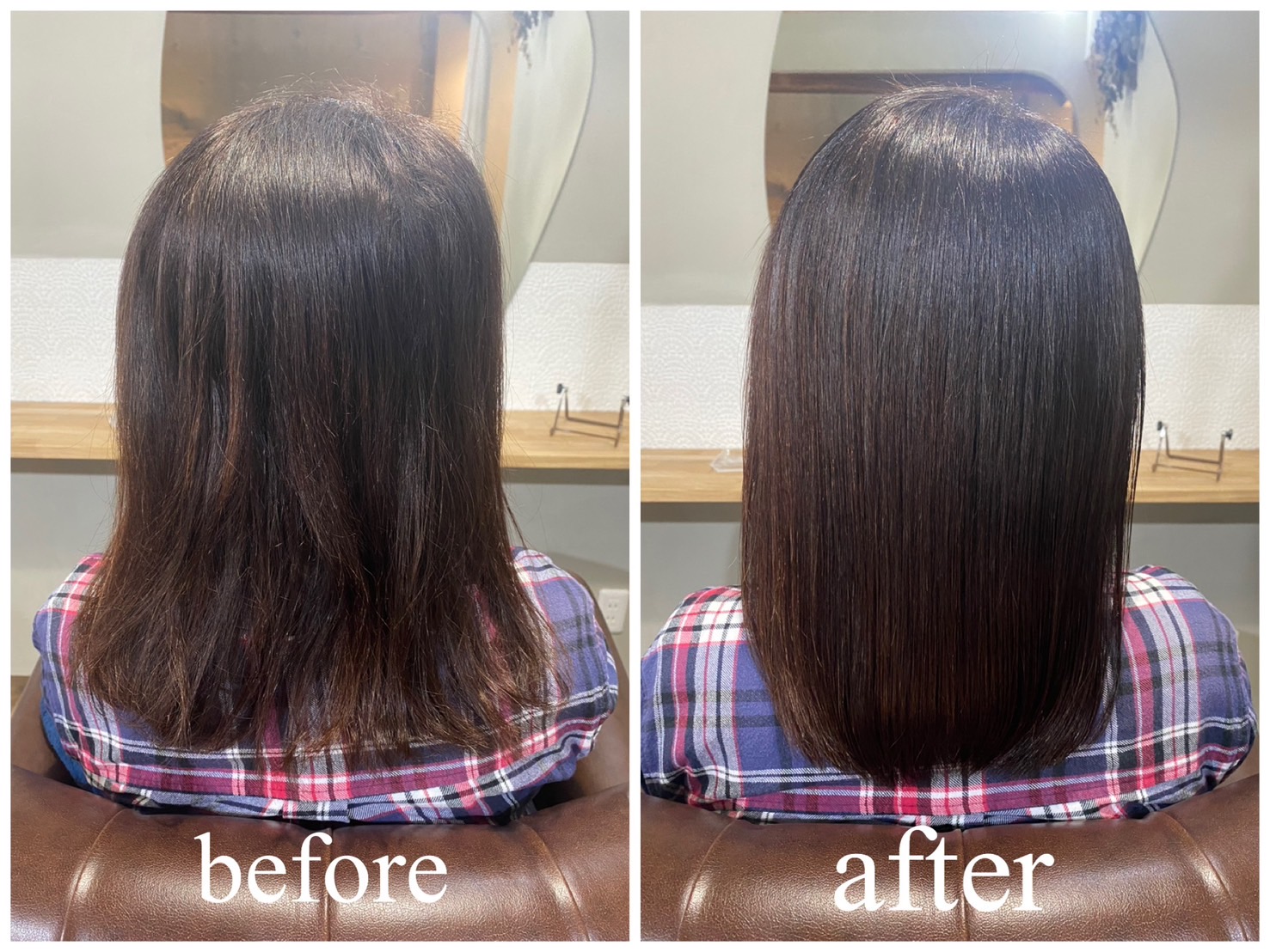 アイロンで熱を浸透