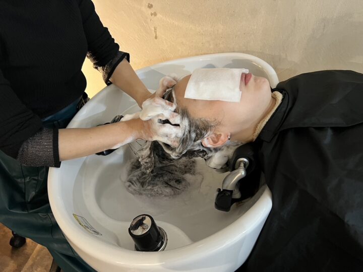 頭皮ケアでヘッドスパ