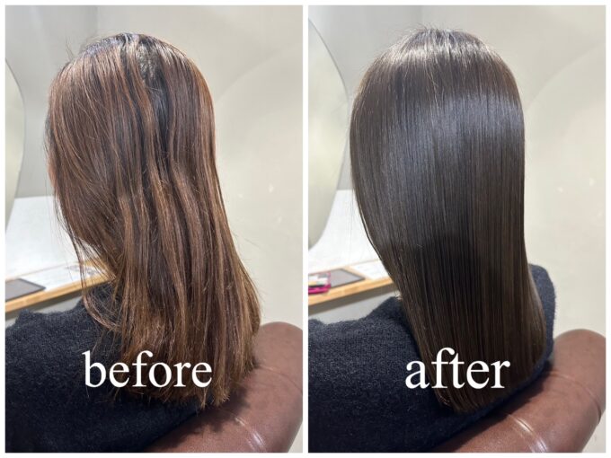 髪質改善ストレート 仕上がり