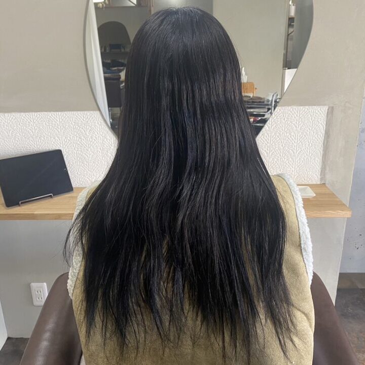 髪質改善縮毛矯正の施術