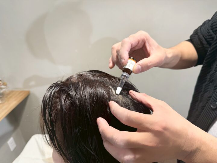 ヒト幹細胞培養液塗布