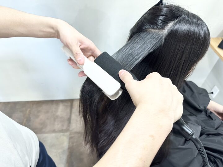 軽めのアイロン施術