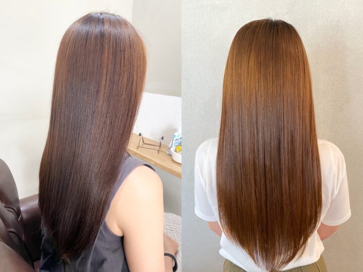 髪質改善ストレート施術例1